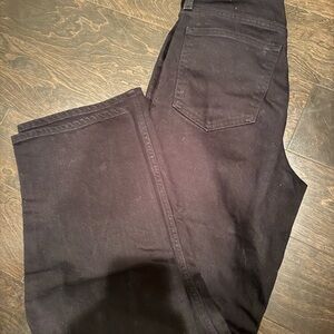 Abercrombie & Fitch The 90’s Relaxed Jean High Rise - Black